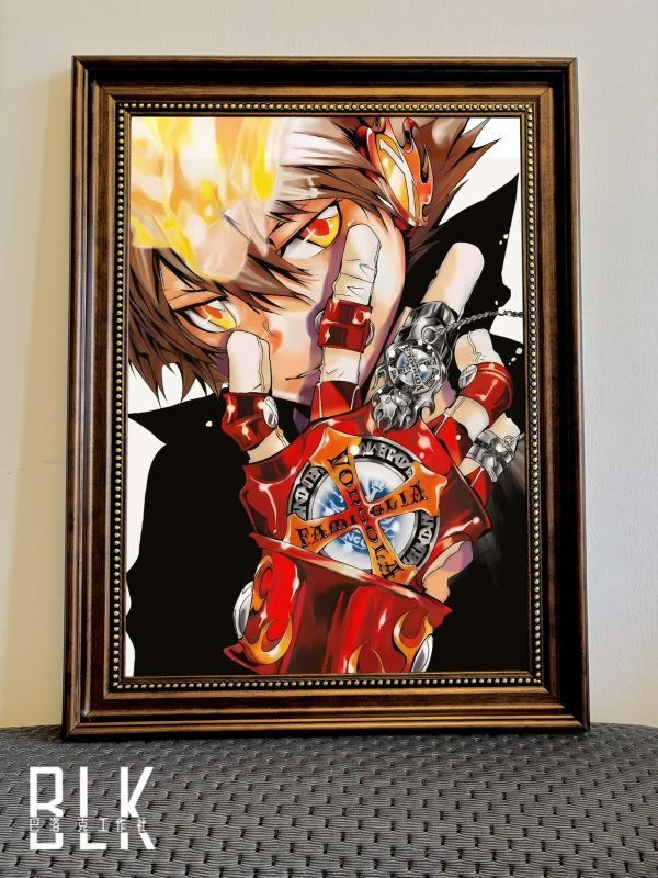 【海外代購】巴洛克 復古澤田綱吉家庭教師HITMAN REBORN!裝飾畫 