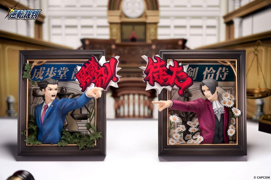 【PVC預定】APEX 逆轉裁判 禦劍憐侍 成步堂龍一 立體相框 
