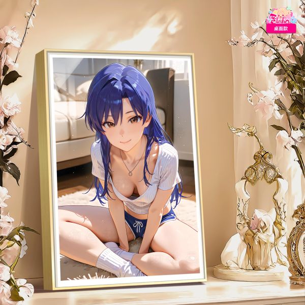 【海外代購】阿喵畫社 偶像大師 迎辰 如月千早 新品8k主題高清裝飾畫 午睡毛毯 冰箱貼 