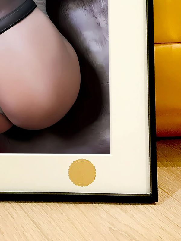 【海外代購】星空《2B蒂法》FF7最終幻想TIFA尤爾哈機械紀元裝飾畫 