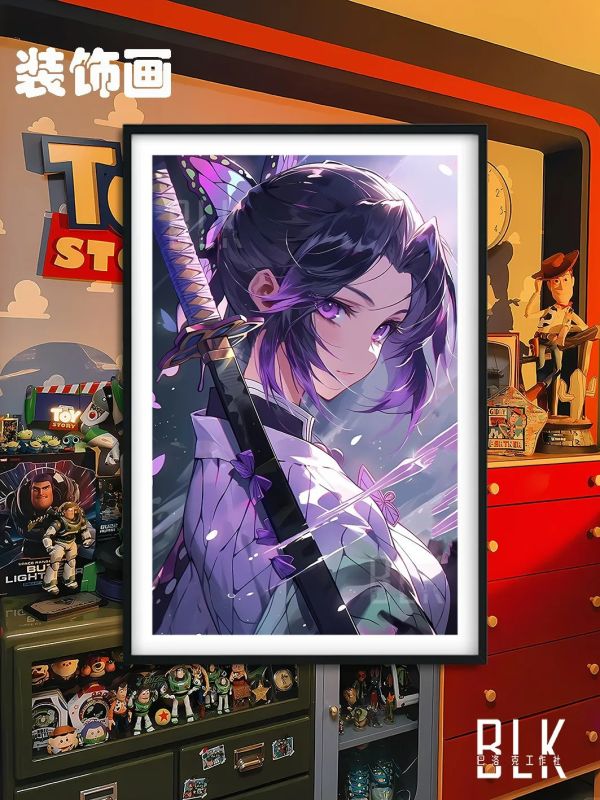 【海外代購】巴洛克《蝴蝶忍》滅之刃無限城篇九柱裝飾畫冰箱貼 