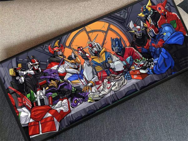 【海外代購】千鳥社 機器人的晚餐 擎天柱 大黃蜂 巴巴托斯 畫 