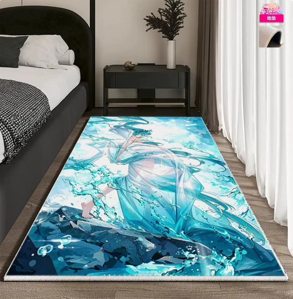 【海外代購】阿喵畫社 海之夢 初音未來-心之海篇 新品12K超清異形套組裝飾畫 床頭地墊 