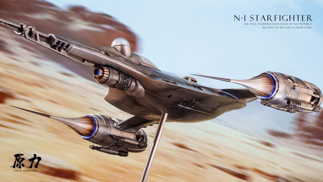 【預定】原力實驗室 曼達洛人N-1 Starfighter飛船 收藏級雕像 