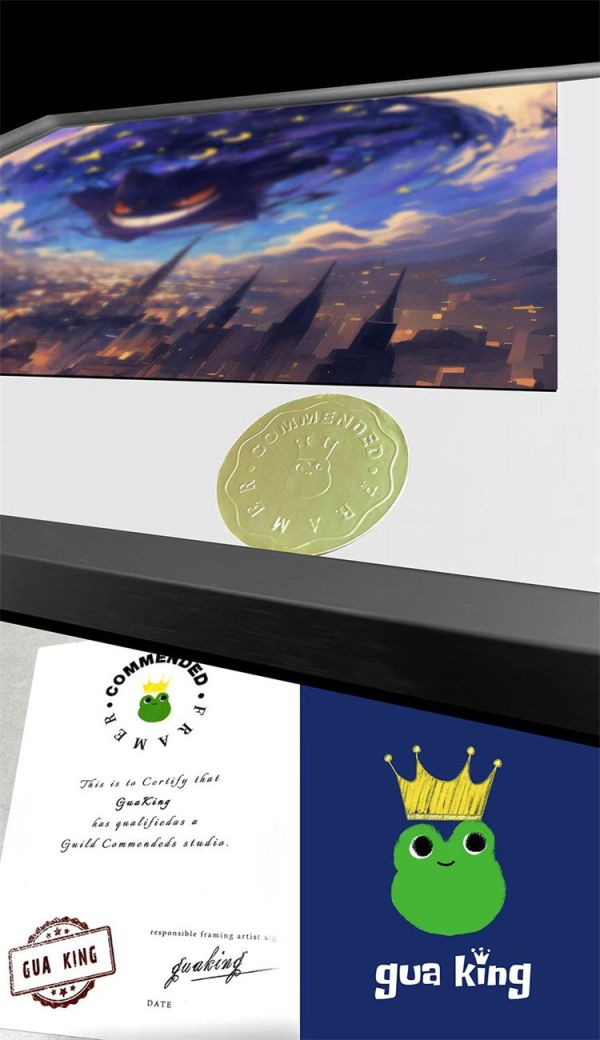 【海外代購】皇呱 星空耿鬼 梵谷裝飾畫 01 