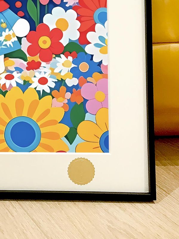 【海外代購】星空 《花園美樂蒂》酷洛米蒂蒂玉桂狗Melody凱蒂貓三麗鷗裝飾畫 