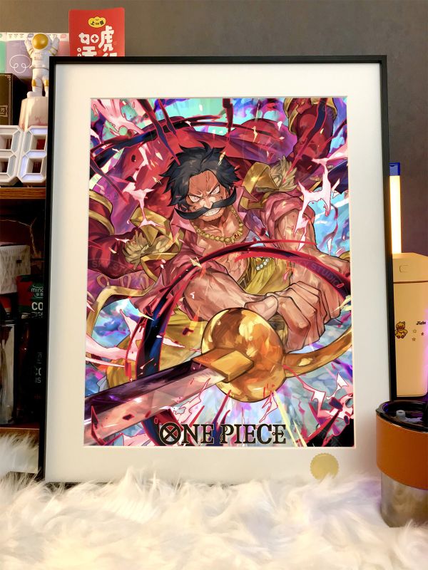 【海外代購】星空 《羅傑》神之谷路飛娜美羅賓海賊王索隆女帝onepiece動漫裝飾畫 