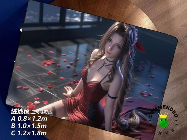 【海外代購】皇呱 《愛麗絲神美顏第三彈》最終幻想Ⅶ V3裝飾畫 午睡毯 地毯 