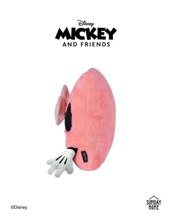 【海外代購】迪士尼 SUNDAY HOME 手拉手系列抱枕 
