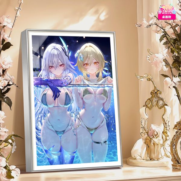 【海外代購】阿喵畫社 絲柯克與螢 8k主題高清裝飾畫 