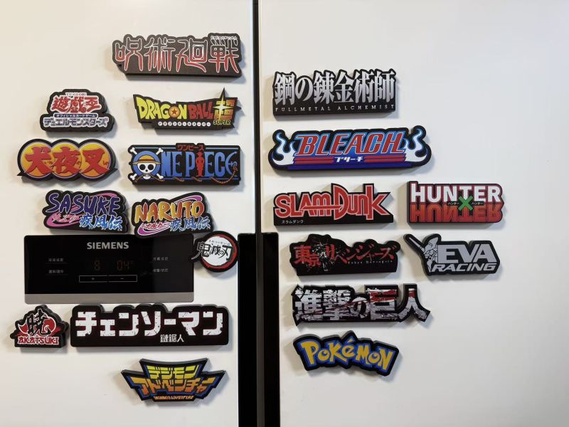 【海外代購】凹凸 panda 冰箱 角鋼 磁鐵貼 裝飾立牌 可獨立站立 