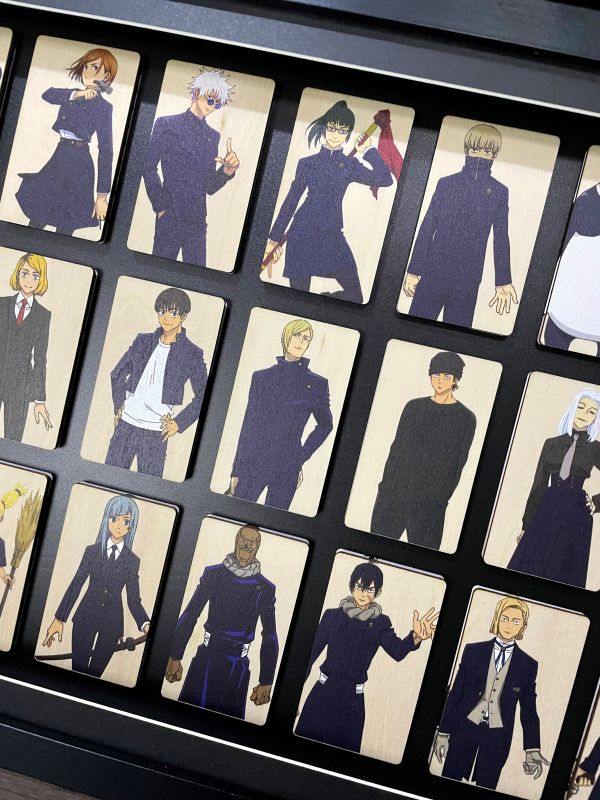 【海外代購】神秘畫廊 咒術回戰高校 櫸木立體畫 