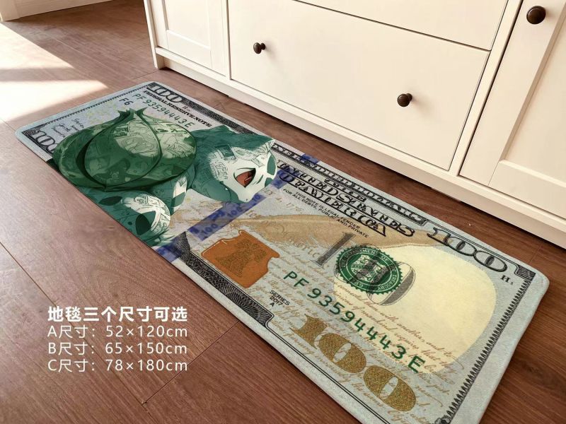 【海外代購】千鳥社 精靈寶可夢 妙蛙種子美元 地毯招財潮流畫 