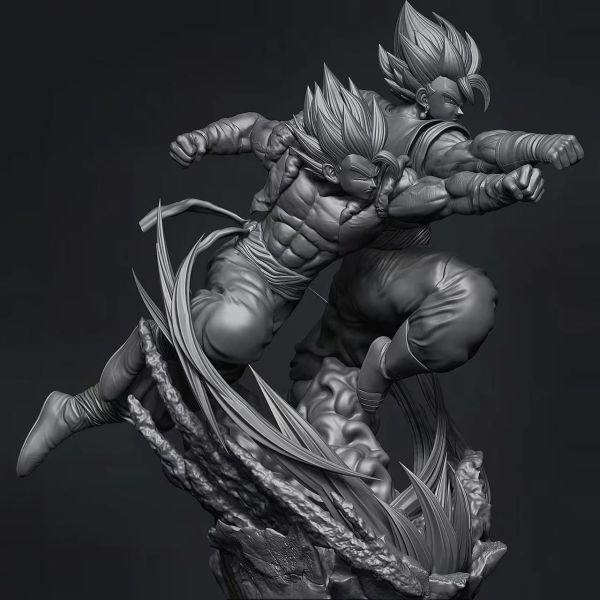 【預定】TG 天工開貨 七龍珠經典人物系列02 出拳雙王悟吉塔&貝吉特 