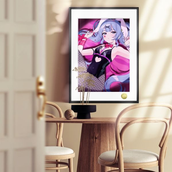 【海外代購】皇呱 《初音未來兔子洞》兔女郎周邊裝飾畫 午睡毯  地毯 