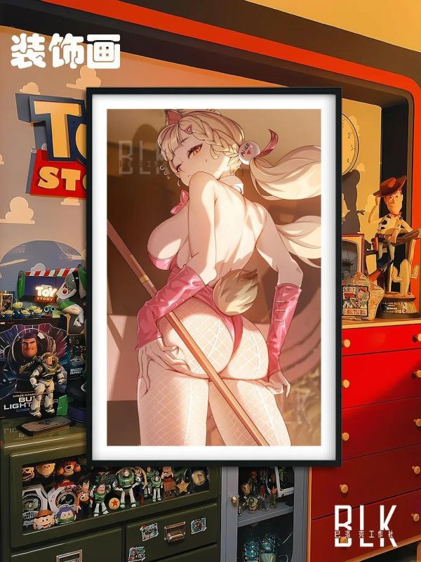 【海外代購】巴洛克《愛麗絲兔女郎》絕區零裝飾畫冰箱貼 