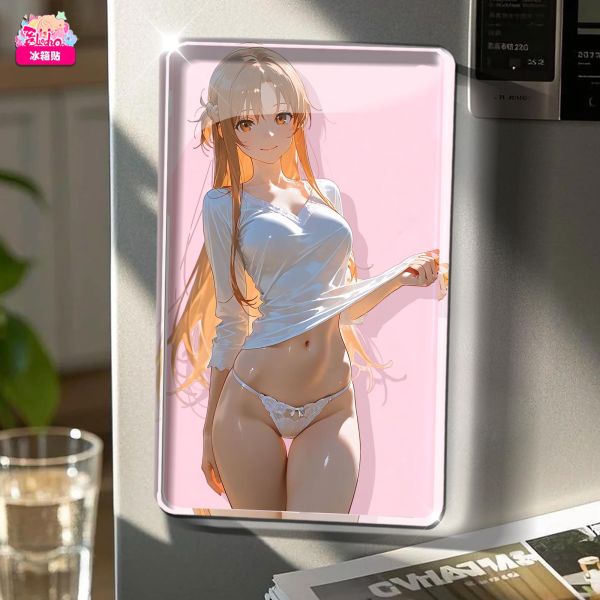 【海外代購】阿喵畫社 第六十二彈結城明日奈純享版 高透亞克力磁吸冰箱貼 