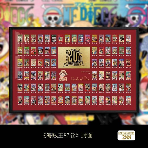 【海外代購】千鳥社 海賊王 87卷漫畫封面 魯夫草帽圖 裝飾畫 