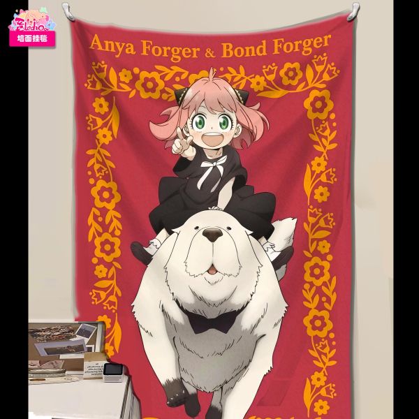 【海外代購】阿喵畫社 新春賜福阿尼亞與邦迪 展館級8k超清精裱畫 