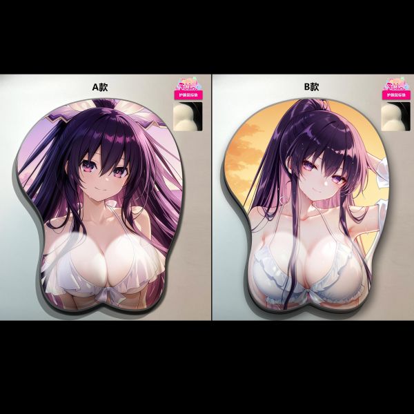 【海外代購】阿喵畫社 夜刀神十香比基尼靈裝雙聯合集 8k主題高清裝飾畫雙聯 午睡毛毯 牆面掛毯 床頭地墊 護腕滑鼠墊 冰箱貼 