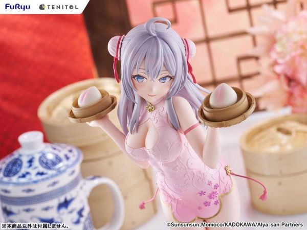 【PVC預定】FuRyu TENITOL TALL 不時輕聲地以俄語遮羞的鄰座艾莉同學 周防有希 艾莉莎 旗袍裝Ver 