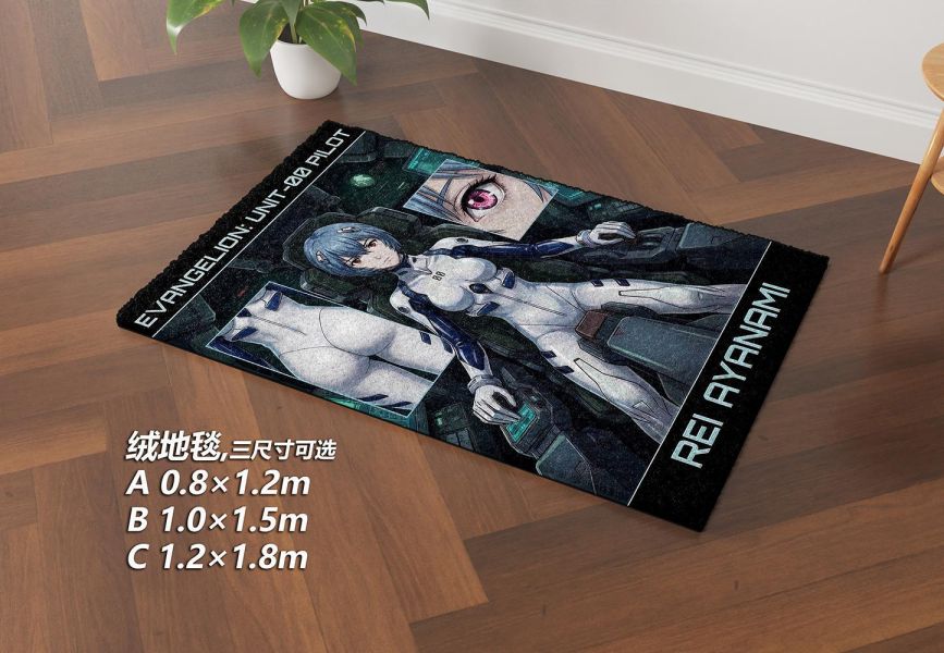【海外代購】千鳥社 《明日香駕駛艙》明日香駕駛艙新世紀福音戰士EVA午睡毯地毯裝飾畫 