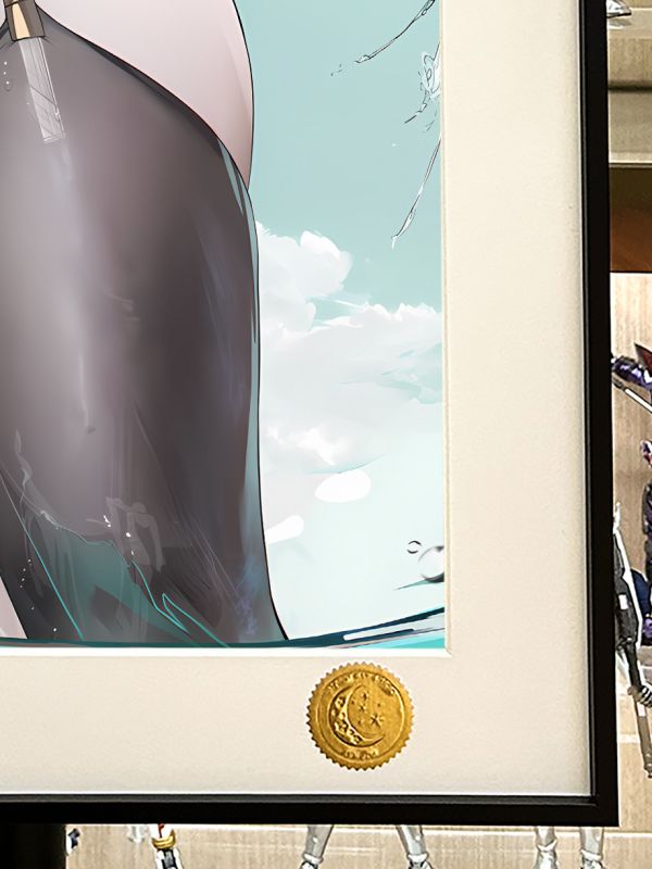 【海外代購】星空 《戲水2B》尤爾哈尼爾：機械紀元寄葉二號B型遊戲動漫二次元裝飾畫 
