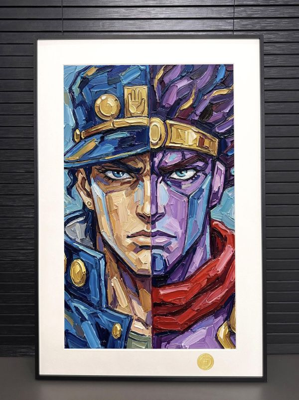 【海外代購】H2 《承太郎白金之星》JOJO的奇妙冒險裝飾畫 