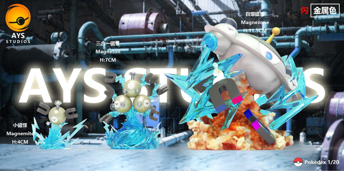 【預定】AYS 1/20 小磁怪演化組 