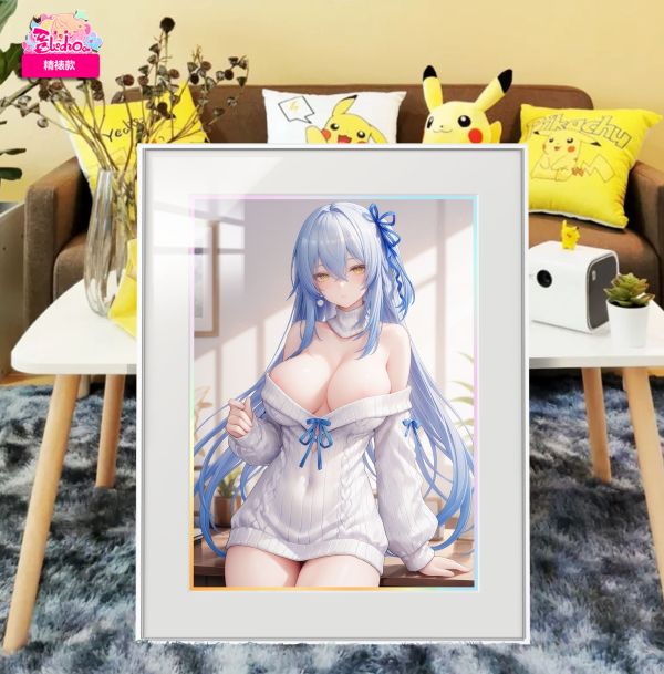 【海外代購】阿喵畫社 塵白禁區 毛衣裡芙 展館級8k超清精裱畫 