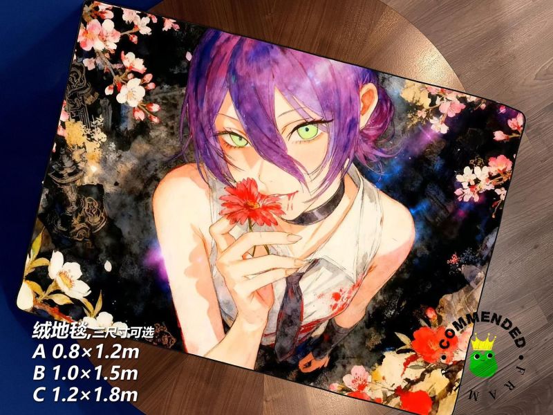 【海外代購】皇呱  《少女蕾塞第四彈》 鏈鋸人炸彈惡魔少女蕾塞同人周邊裝飾畫 午睡毯 地毯 