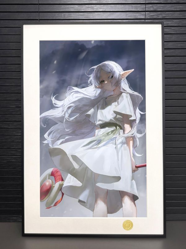 【海外代購】H2 《憂傷芙莉蓮》葬送的芙莉蓮Frieren動畫二次元裝飾畫 