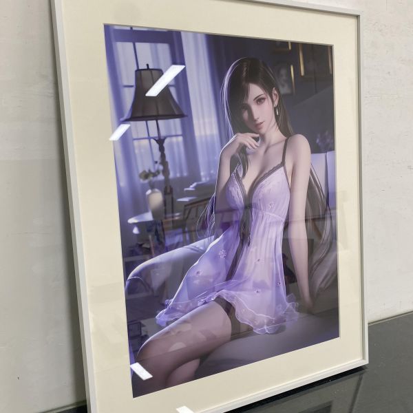 【海外代購】阿喵畫社 紫韻系列 蒂法第二彈展館級 8k超清精裱畫 滑鼠墊 午睡毛毯 收藏卡磚 冰箱貼 