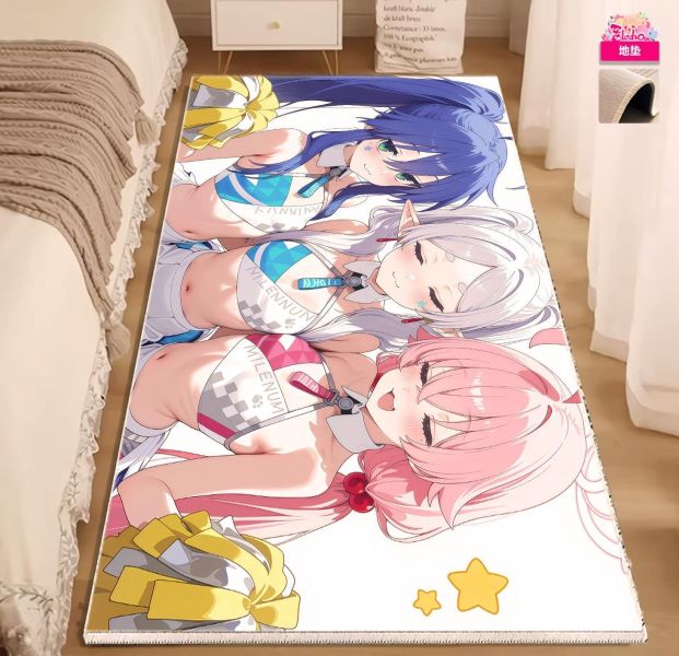【海外代購】阿喵畫社 啦啦隊 泉此方X芙莉蓮X小鳥遊星野 12k主題超清裝飾畫 地墊 冰箱貼 
