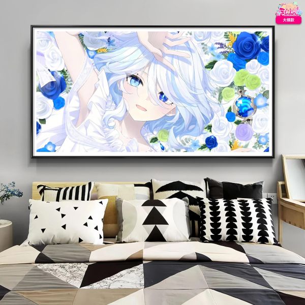 【海外代購】阿喵畫社 花海 芙寧娜 大橫款新品12k主題超清裝飾畫 滑鼠墊 地墊 