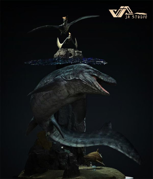 【預定】JA 第三款古生物雕像 霍夫曼滄龍 卡律布狄斯 