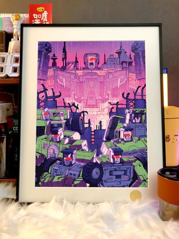 【海外代購】星空 《大力神》變形金剛Devastator裝飾畫 