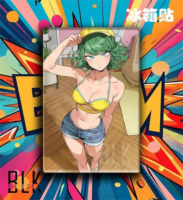 【海外代購】巴洛克 《龍捲日常》一拳超人裝飾畫冰箱貼 