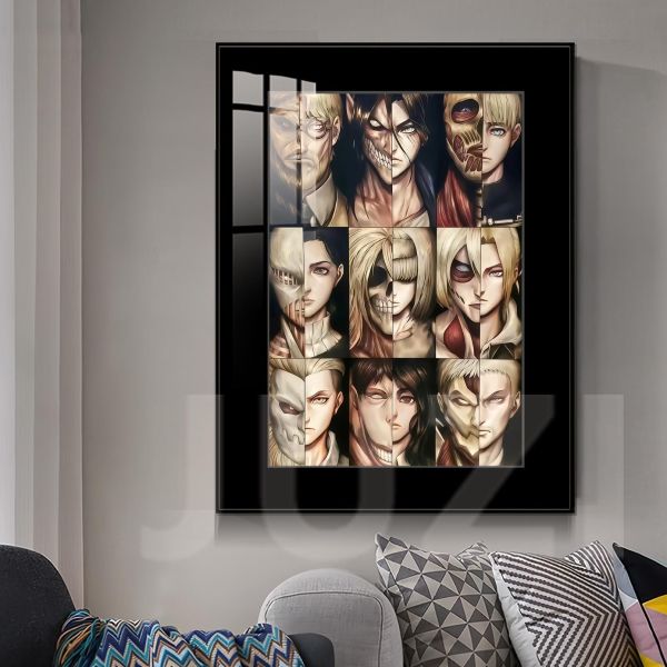 【海外代購】橘子 JUZI 進擊巨人切片海報 彩色版 