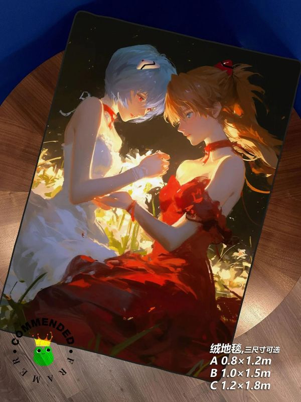 【海外代購】皇呱 《夜下雙影》明日香凌波麗裝飾畫 午睡毯 地毯 
