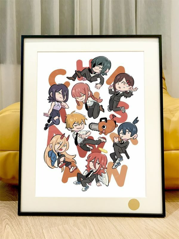 【海外代購】星空 《Q版電鋸人》蕾塞篇動漫裝飾畫 