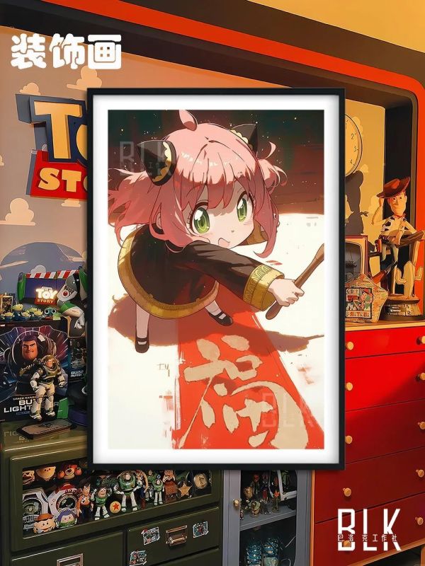 【海外代購】巴洛克《送福阿尼亞》Anya間諜過家家裝飾畫冰箱貼 