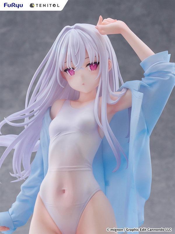 【PVC預定】FuRyu TENITOL TALL MIGNON WORKS shiro 泳裝Ver 