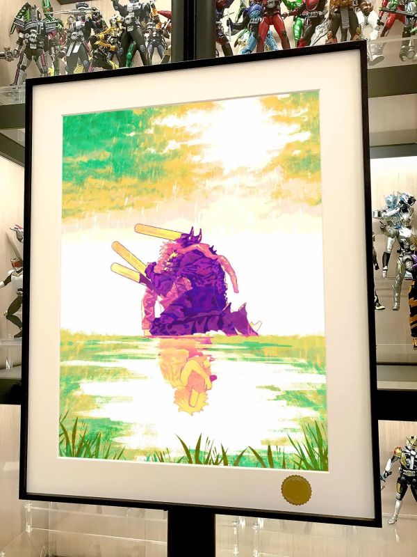 【海外代購】星空《再見波奇塔》電鋸人裝飾畫 