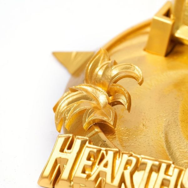 【海外現貨】HEX Collectibles 黃金挑戰卡背 爐石戰記 金屬典藏擺件 