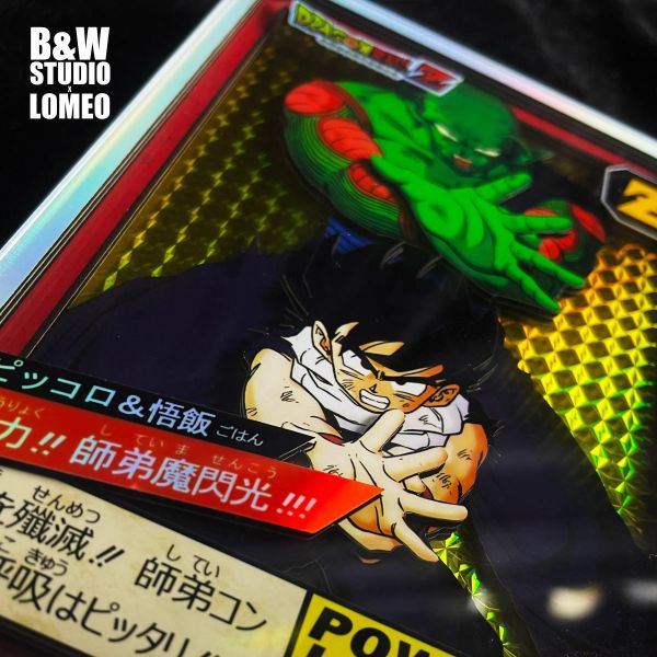 【海外代購】黑白畫映 B&W DragonBall Super Battle Card Remake比克×悟飯 
