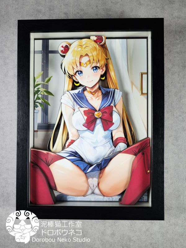 【海外代購】【46CM】泥棒貓工作室 DSMG-017 美少女戰士 月野兔 可月兌立體畫 