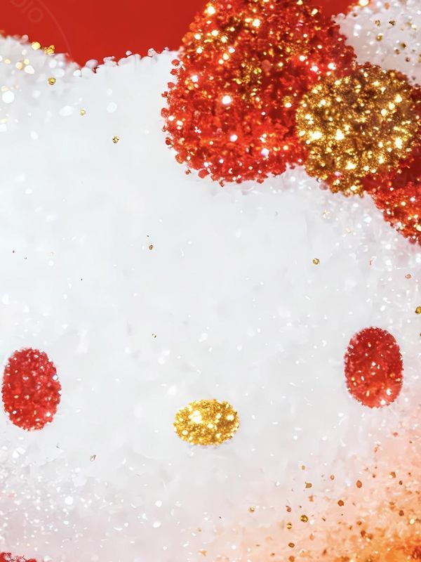 【海外代購】星空 《金色kitty》Hello Kitty凱蒂貓堤提貓吉蒂貓三麗鷗動漫裝飾畫 