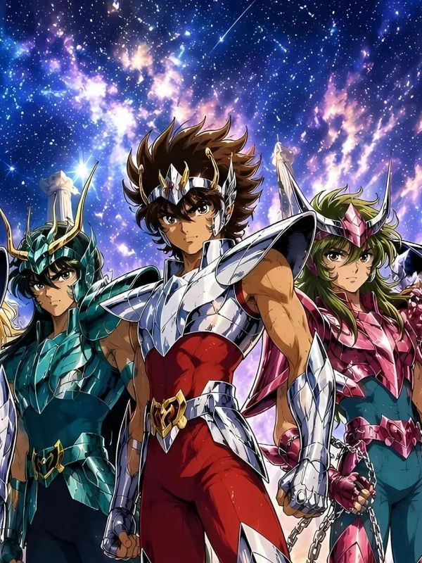 【海外代購】星空 《帥氣五小強》聖鬥士星矢裝飾畫 