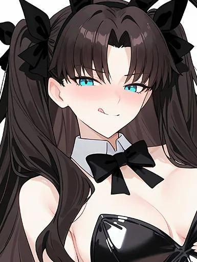 【海外代購】巴洛克 《數值遠坂凜》Fate/stay night紅色惡魔五大元素使遊戲動漫裝飾畫冰箱貼 